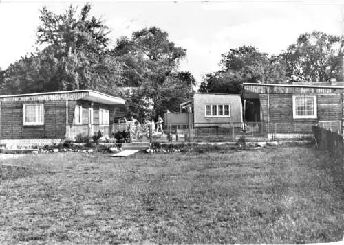 AK, Diemitz Kr. Neustrelitz, Bungalowsiedlung der POS Mirow, 1981