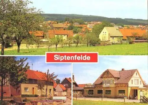 AK, Siptenfelde, 3 Abb. u.a. Konsum-Landwarenhaus, 1980