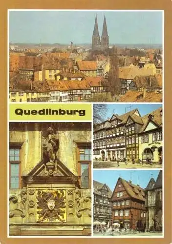 AK, Quedlinburg, vier Abb., 1987