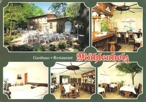 AK, Havelberg, Gasthaus "Mühlenholz", 5 Abb., um 1996