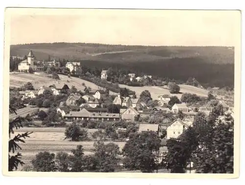 AK, Luftkurort Finsterbergen Thür. Wald, Teilansicht, 1966