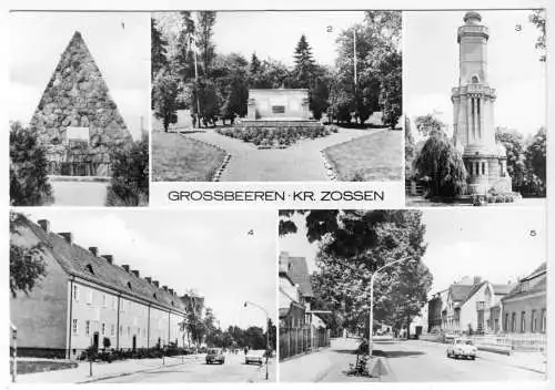 AK, Großbeeren Kr. Zossen, fünf Abb., 1987