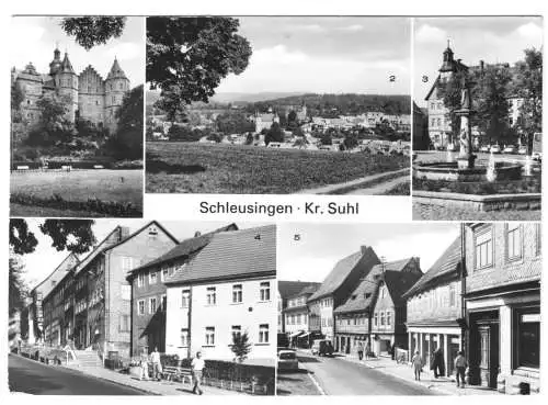 AK, Schleusingen Thür. Wald, fünf Abb., 1983