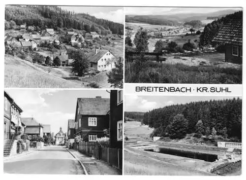 AK, Breitenbach Kr. Suhl, vier Abb., 1973