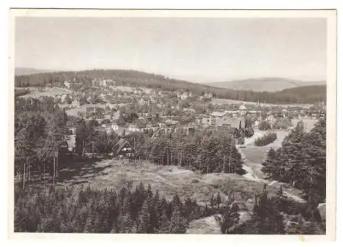 AK, Oberhof Thür., Panoramaansicht, 1949