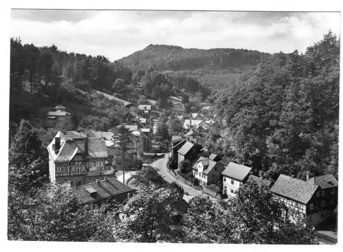 AK, Bad Thal Thür., Blick vom Tempelchen, Version 1, 1972