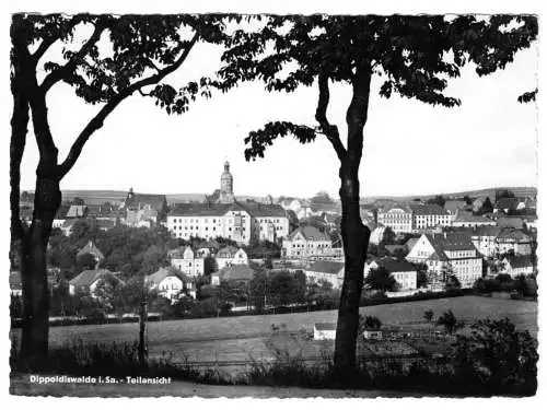 AK, Dippoldiswalde i. Sa., Teilansicht, 1964