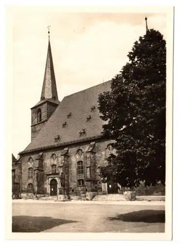 AK, Weimar, Die Stadtkirche zu St. Peter u. Paul, Herderkirche, 1954