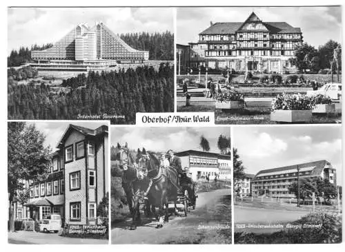 AK, Oberhof Thür. Wald, fünf Abb., 1976