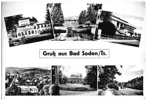 AK, Bad Soden Taunus, sechs Abb., um 1969