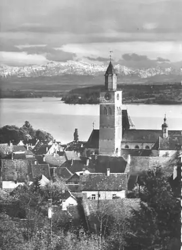 AK, Überlingen Bodensee, Teilansicht, ca. 1965