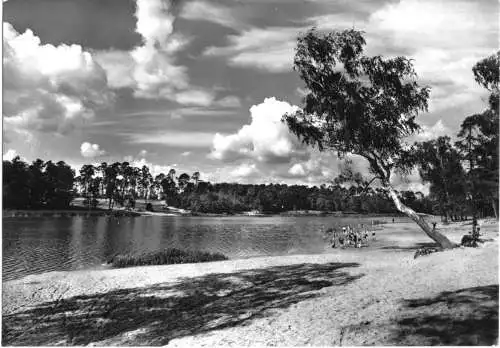 AK, Berlin Charlottenburg, Partie am Grunewaldsee, um 1977