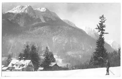 AK, Bad Ischl, Teilansicht, Winterbild, Echtfoto1927