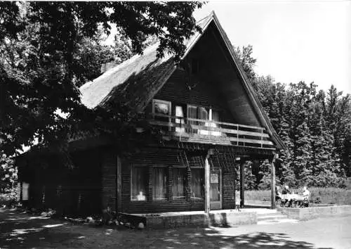 AK, Ostseebad Heiligendamm, Gaststätte Jagdhaus, Außenansicht, 1969