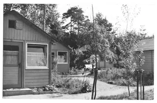 AK, Ostseebad Koserow Usedom, FDGB-Bungalows, 1966