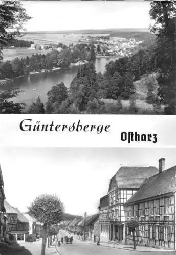 AK, Güntersberge Ostharz, zwei Abb., 1973