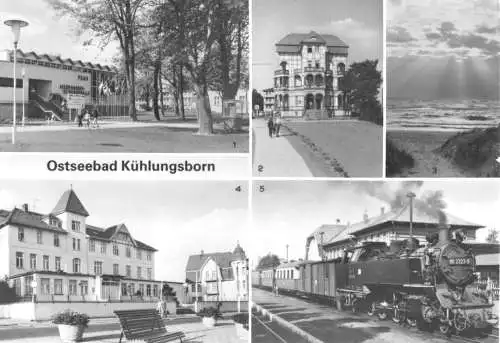 AK, Ostseebad Kühlungsborn, fünf Abb., 1988