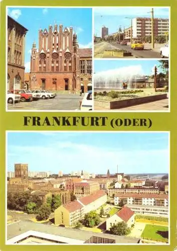 AK, Frankfurt Oder, vier Abb., 1981