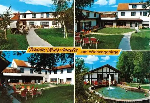 AK, Pr. Oldendorf - Bad Holzhausen, Pension Haus Annelie, vier Abb., um 1986