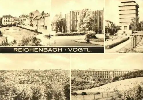 AK, Reichenbach Vogtl., fünf Abb., 1969