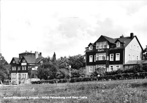 AK, Kurort Bärenfels Erzgeb., HOG Felsenburg, 1975