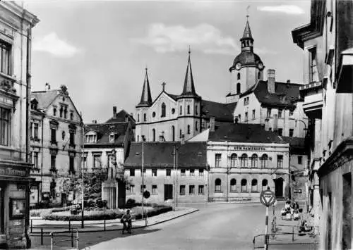 AK, Meerane Sachs, Platz, Gastst. "Zum Gambrinus", 1970