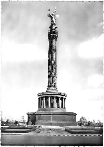 AK, Berlin Tiergarten, Siegessäule, um 1962