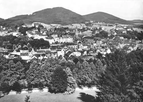 AK, Baden-Baden, Panorama der Stadt um 1903, um 1960