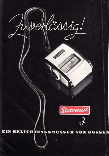 Zeitschriftenwerbung, Foto- u. Filmtechnik versch. dt. Firmen zehn Blatt, 1950er