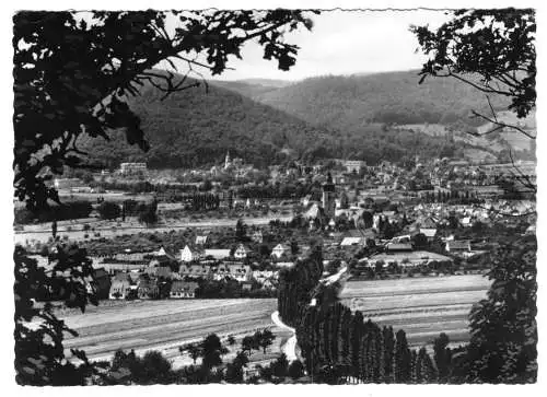 AK, Bad Sooden-Allendorf, Blick vom Klausberg, 1963