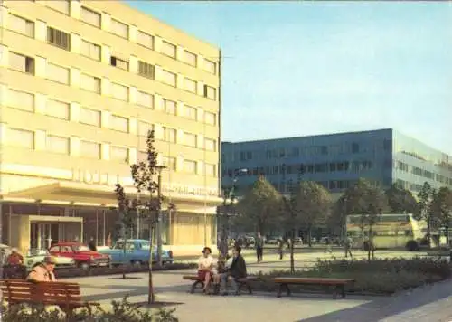 AK, Berlin Mitte, Interhotel "Unter den Linden", 1967 [abgerissen]