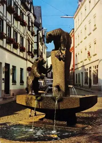 AK, Bernkastel-Kues, Partie am Bärenbrunnen, um 1975