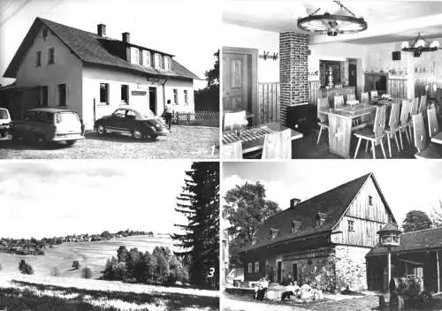 AK, Landwüst Vogtl., LPG-Gaststätte, 4 Abb., 1976