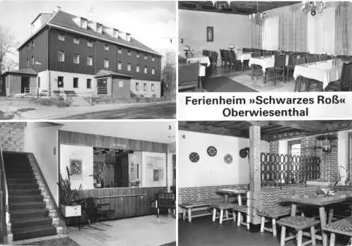 AK, Oberwiesenthal, Ferienheim "Schwarzes Roß", 1984