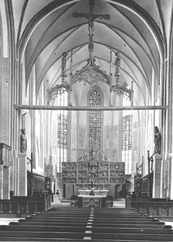 AK, Salzwedel, Kirche St. Marien, Innenansicht, 1971