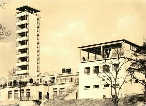 AK, Berlin Köpenick, Müggelturm und Gaststättengebäude, 1962