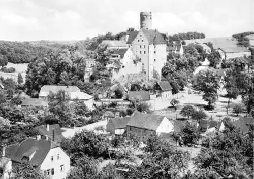 AK, Gnandstein Kr. Geithain, Teilansicht mit Burg, 1971