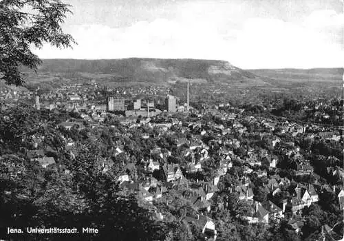 AK, Jena, Gesamtansicht Stadtmitte, 1962