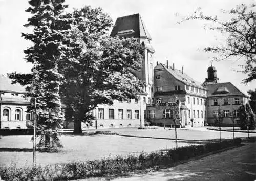 AK, Arnsdorf b. Dresden, Verwaltungsgebäude des Krankenhauses,1961