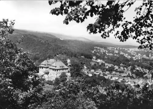 AK, Gernrode Harz, Totale mit Heim "Stubenberg", 1973