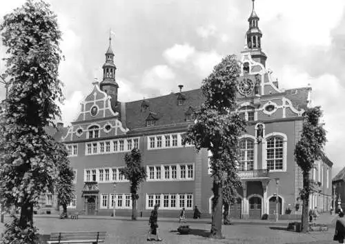 AK, Arnstadt Thür. Wald, Blick zum Rathaus, 1979