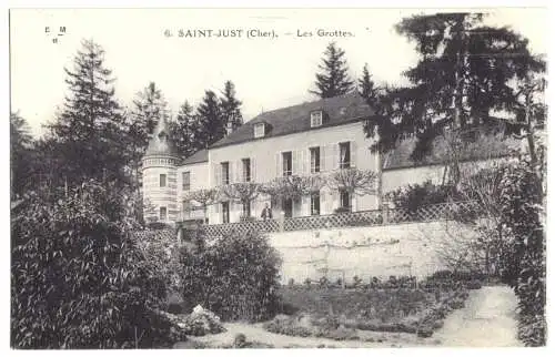 AK, Saint-Just, Puy-de-Dôme, Les Grottes, um 1914