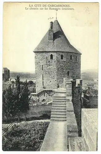 AK, Carcassonne, La Cite de Carcassonne, Festung, 1913