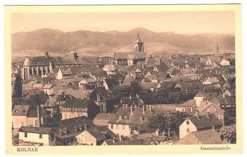 AK, Kolmar, Colmar, Haut-Rhin, Gesamtansicht, um 1920