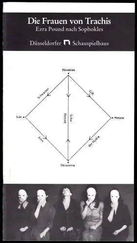 Theaterprogramm, Düsseldorfer Schauspielhaus, Die Frauen von Trachis, 1984/85