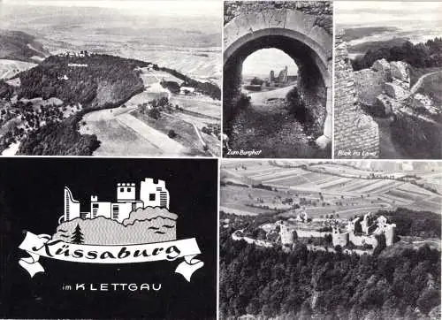 tour. Prospekt, Küssaberg-Bechtersbohl, Küssaburg im Klettgau, um 1968