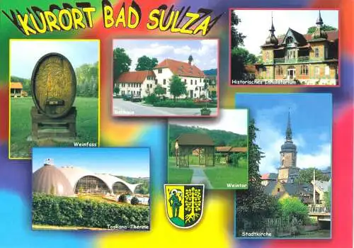 AK, Bad Sulza, sechs Abb., gestaltet, um 2005