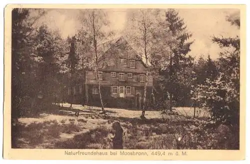 AK, Moosbronn, Naturfreundehaus, um 1926