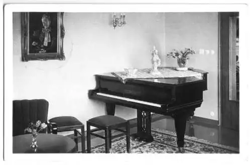 AK, Bad Münstereifel, Josefsheim, Im Damenzimmer, Flügel, um 1960