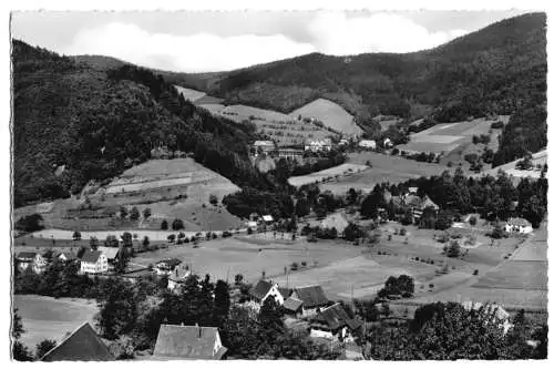 AK, Glottertal im südl. Schwarzw., Blick auf Oberglottertal und Glotterbad, 1959